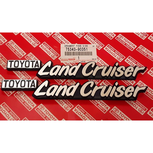 Emblema Lateral Toyota Land Cruiser 1974-1985
